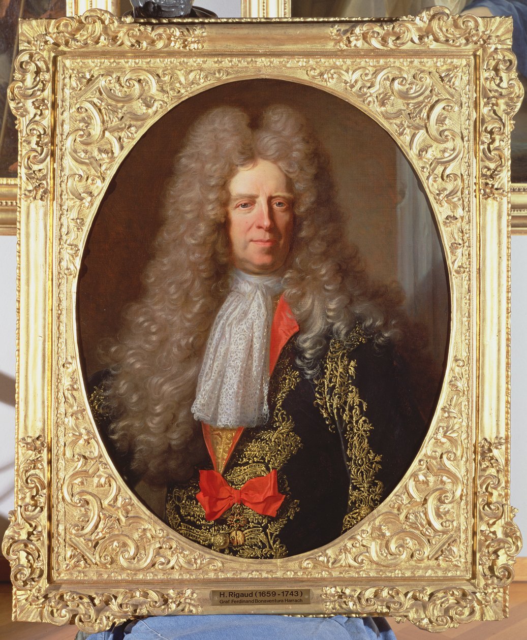 Hrabia Ferdynand Bonaventura Harrach (1636-1706), Naczelny Namiestnik króla Węgier Leopolda I (1640-1705), 1698 autorstwa Hyacinthe Francois Rigaud