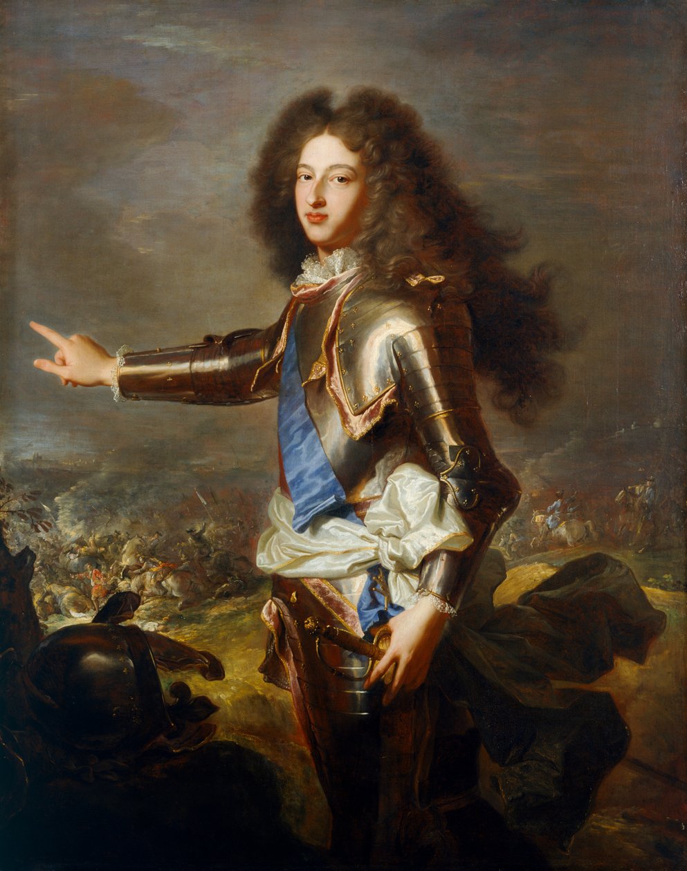 Ludwik, książę Burgundii, ok. 1702 r. (olej na płótnie) autorstwa Hyacinthe Francois Rigaud