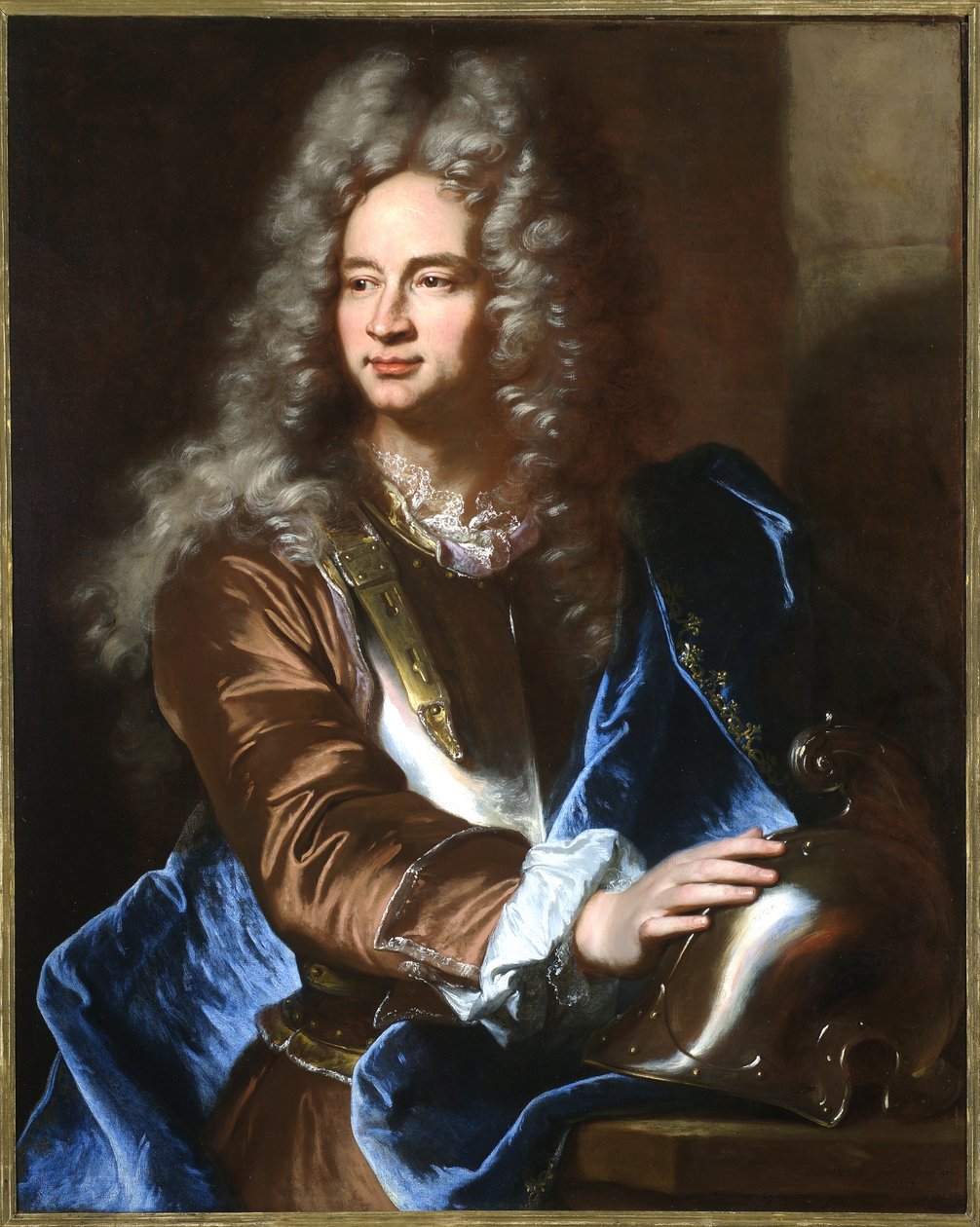 Portret Antona Juliusza II Brignole-Sale nadzwyczajnego wysłannika Ludwika XIV we Francji autorstwa Hyacinthe Francois Rigaud