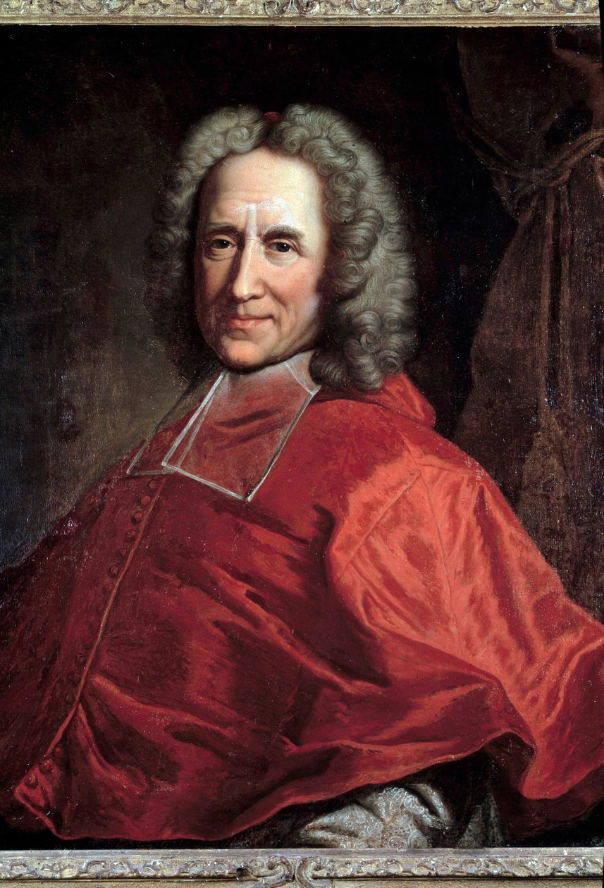 Portret kardynała Guillaume Dubois, archveque of Cambrai (1656-1723) Obraz Hyacinthe Rigaud (1659-1743). 18 wiek. Brives. Musee Labenche - Portret kardynała Guillaume Dubois, arcybiskupa Cambrai (1656-1723). Obraz autorstwa Hyacinthe Rig autorstwa Hyacinthe Francois Rigaud