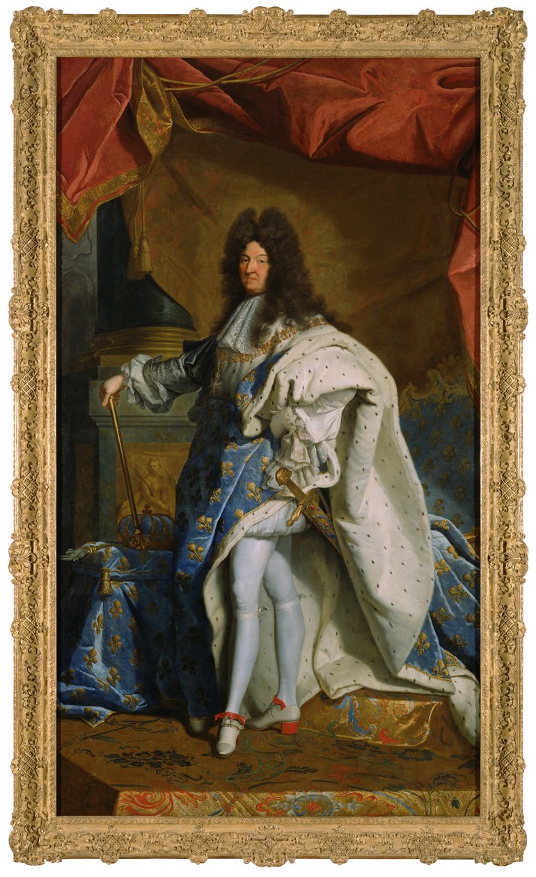 Portret Ludwika XIV, ok. 1701 autorstwa Hyacinthe Francois Rigaud