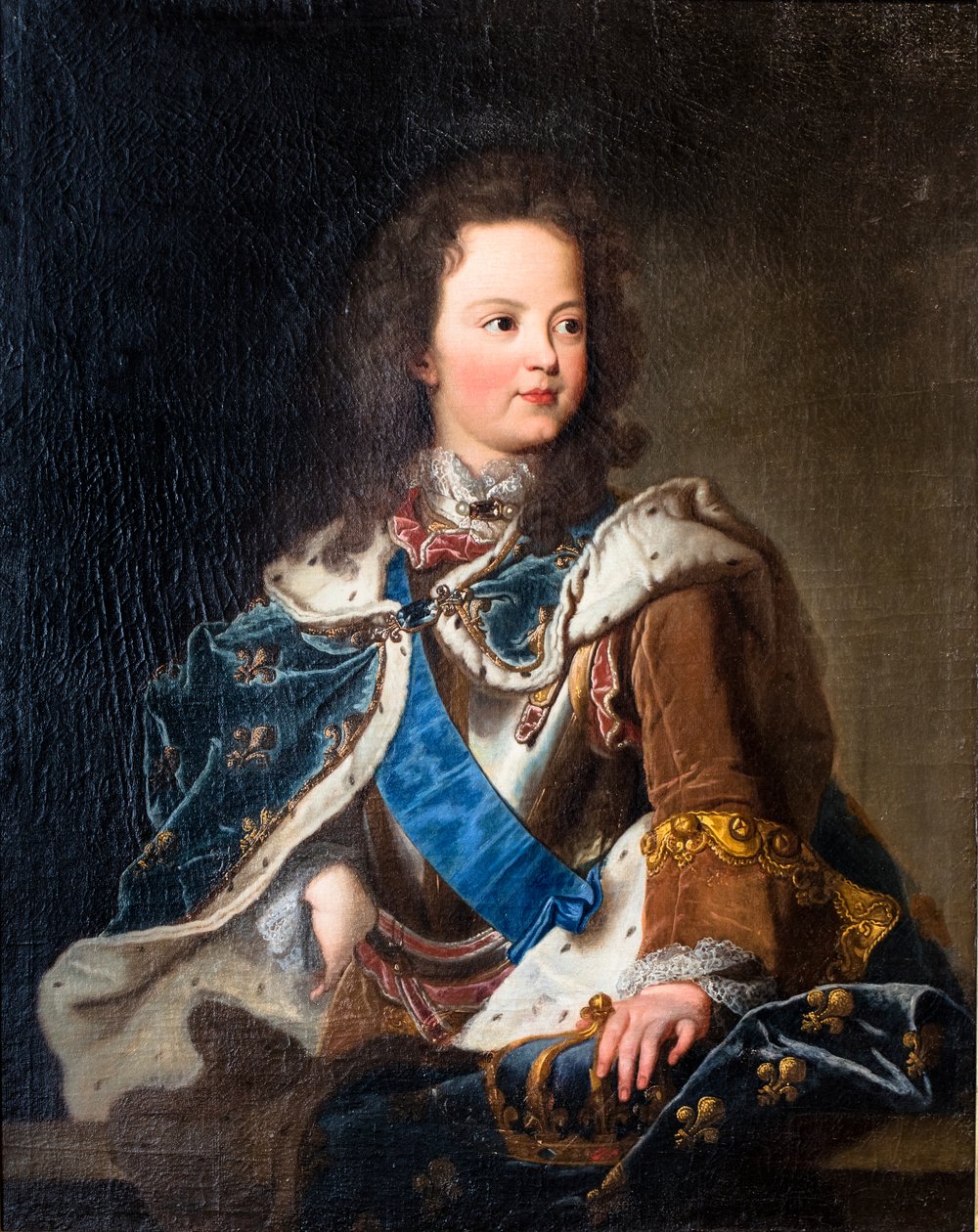 Portret Ludwika XV jako dziecka autorstwa Hyacinthe Francois Rigaud