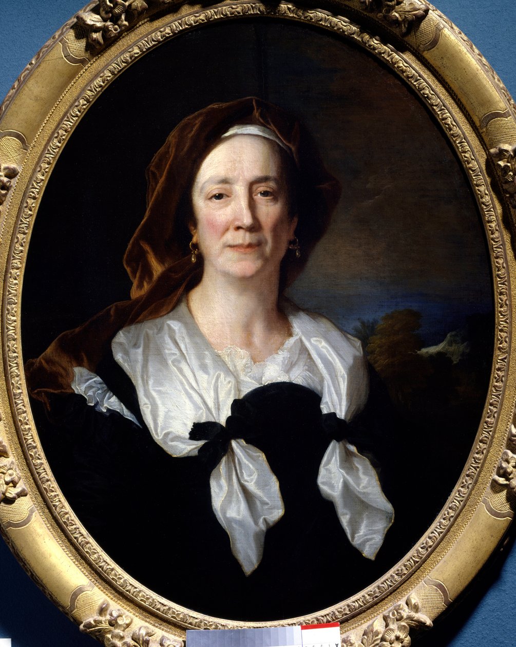 Portret Marie Serre, matki artysty Obraz Hyacinthe Rigaud (1659-1743) 1695 nd. 0,79x0,61 m Taon, zamek Fontaine Henry. autorstwa Hyacinthe Francois Rigaud