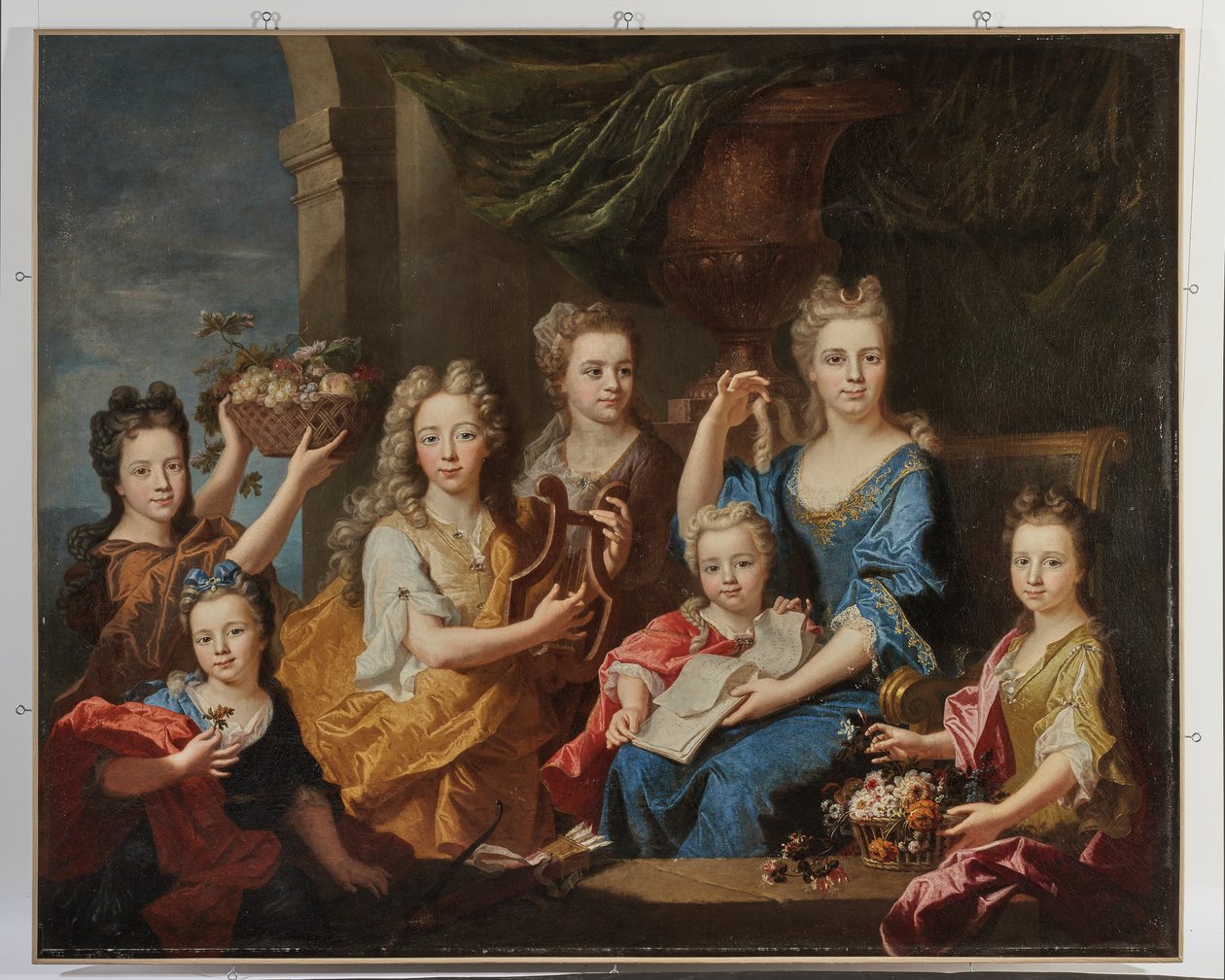 Portret dzieci M. Bouette de Blémur, 1703 autorstwa Hyacinthe Francois Rigaud