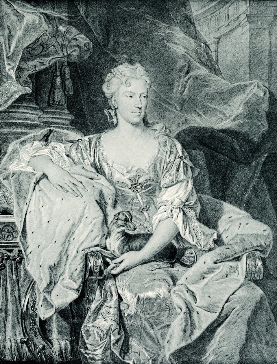 Susanne Henriette delbeuf autorstwa Hyacinthe Francois Rigaud