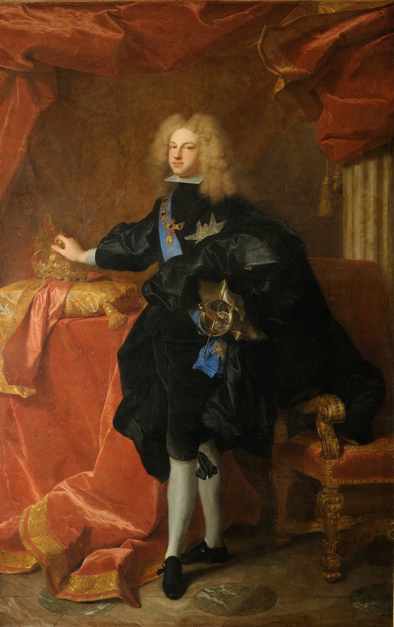 Filip V, król Hiszpanii 1683-1746, 1701 autorstwa Hyacinthe François Honoré Rigaud