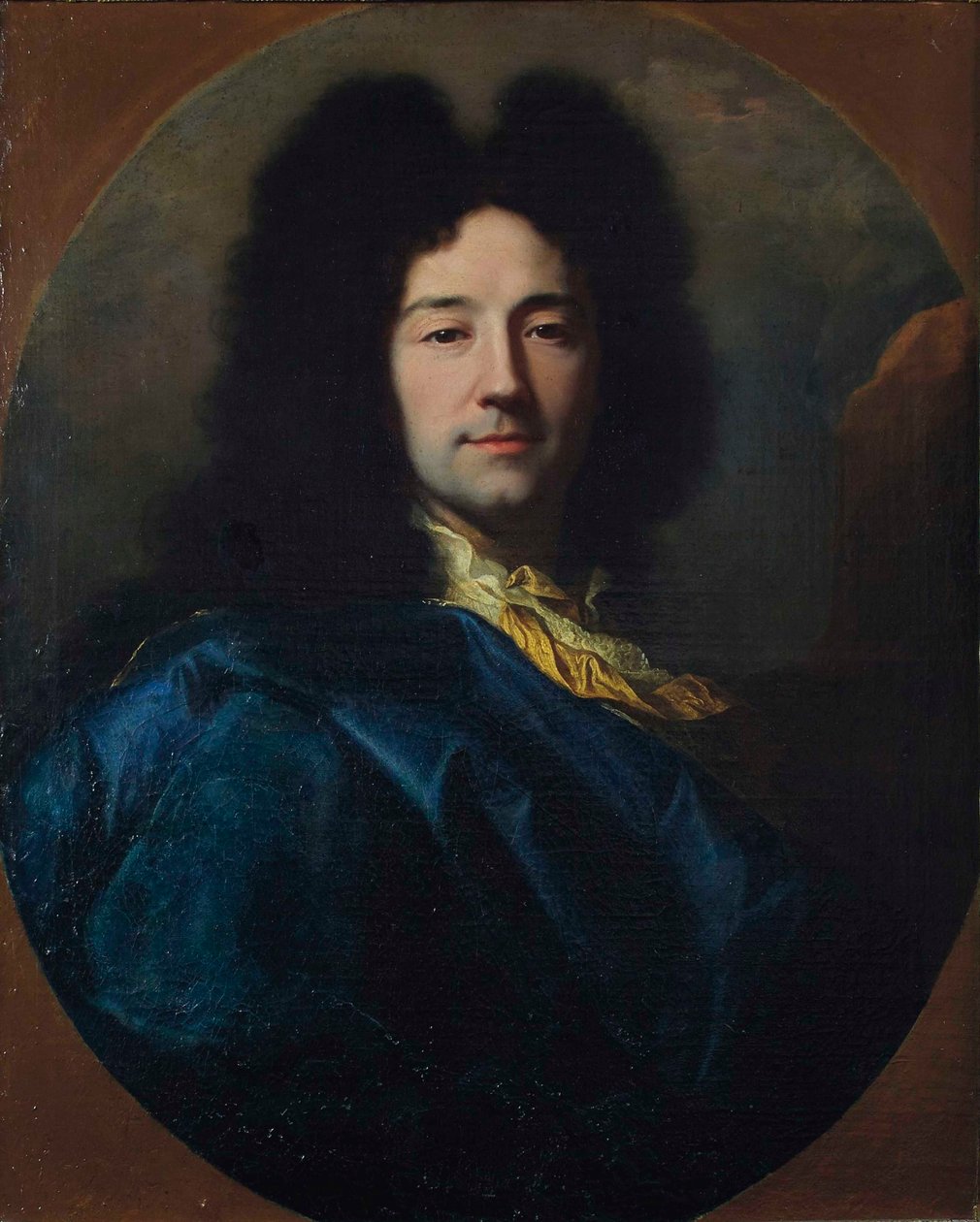 Autoportret Autoportret, powiedziany do niebieskiego płaszcza, 1696. autorstwa Hyacinthe François Honoré Rigaud