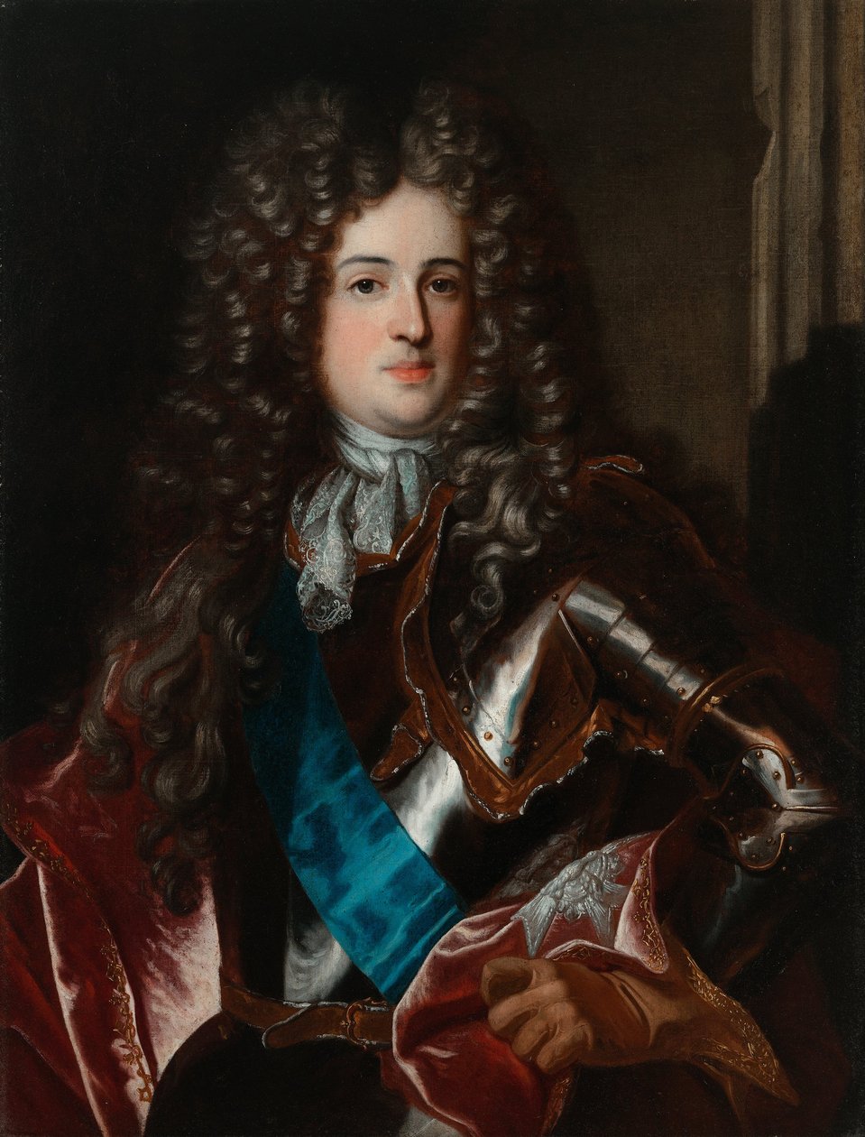 Portrait of Aleksander Benedykt Stanisław Sobieski 1677-1714 autorstwa Hyacinthe François Honoré Rigaud Circle of
