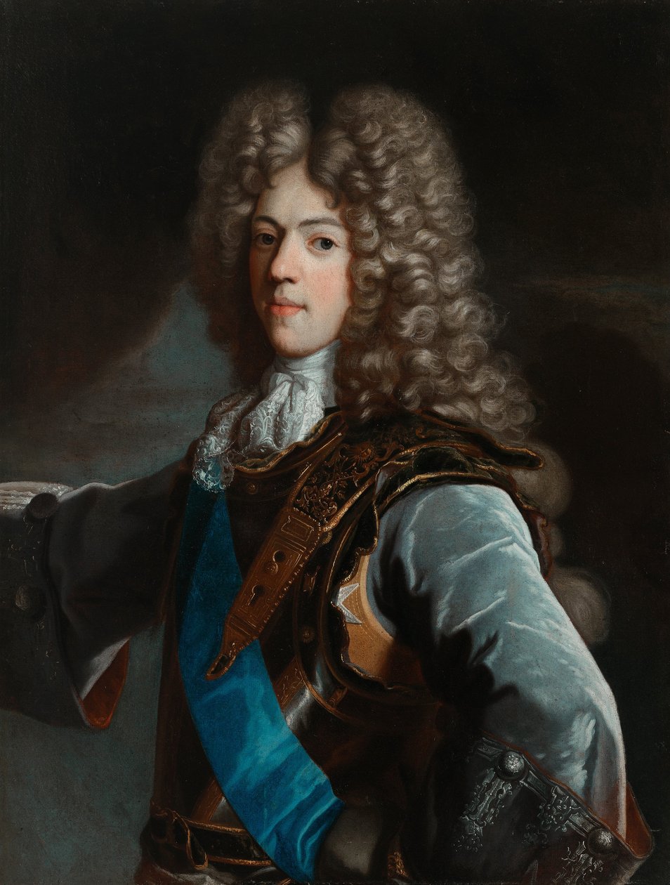 Portrait of Konstanty Wladyslaw Sobieski 1680-1726 autorstwa Hyacinthe François Honoré Rigaud Circle of
