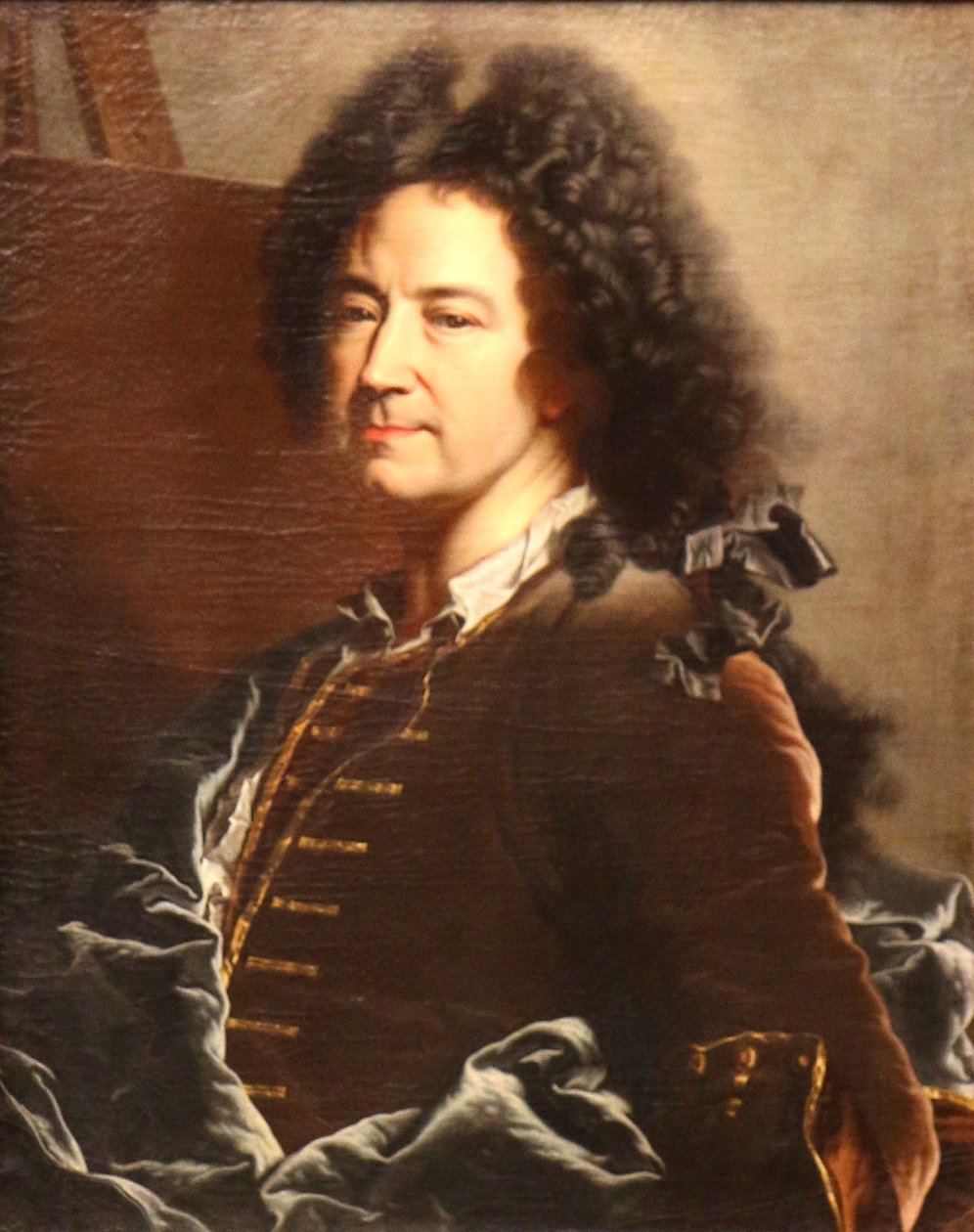 Autoportret. autorstwa Hyacinthe Rigaud
