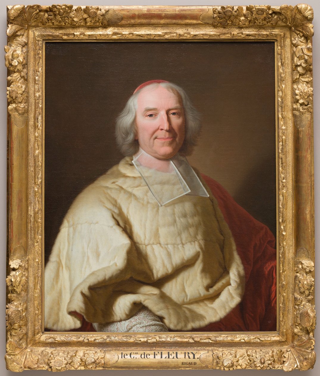 Kardynał Andre Hercule de Fleury 1653-1743 autorstwa Hyacinthe Rigaud