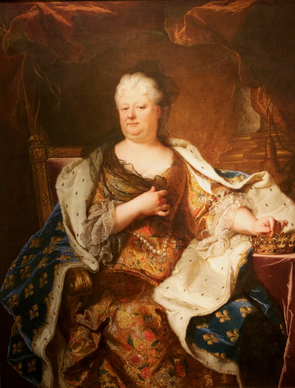 Elżbieta Charlotte, księżniczka Palatyn autorstwa Hyacinthe Rigaud