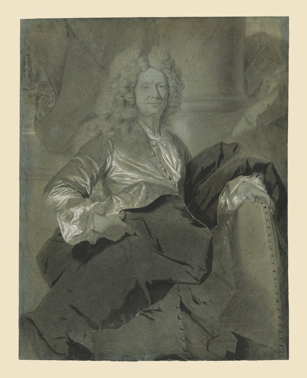 Portret mężczyzny autorstwa Hyacinthe Rigaud