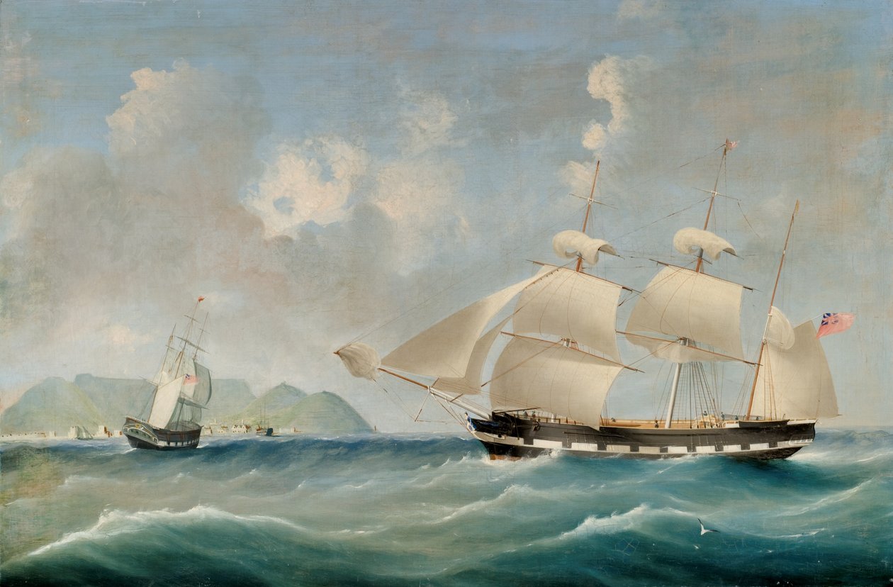 Pejzaż morski, 1850 autorstwa I. Tudgay