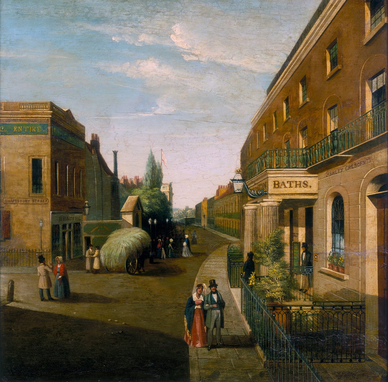 „Spacer Pasterzy, Hoxton”, ok. 1845 r. autorstwa IF Borgnis