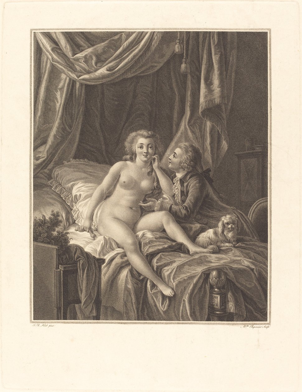 Co warto wziąć, dobrze jest zachować autorstwa I Alexandre Chaponnier after Jean Baptiste Hüet