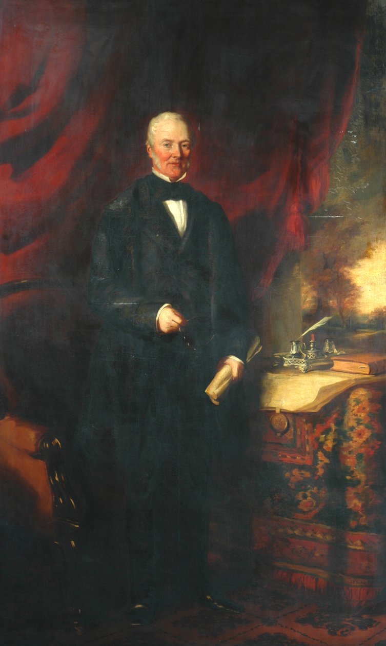 Robert Milligan, ok.1854 autorstwa I. F. Bird