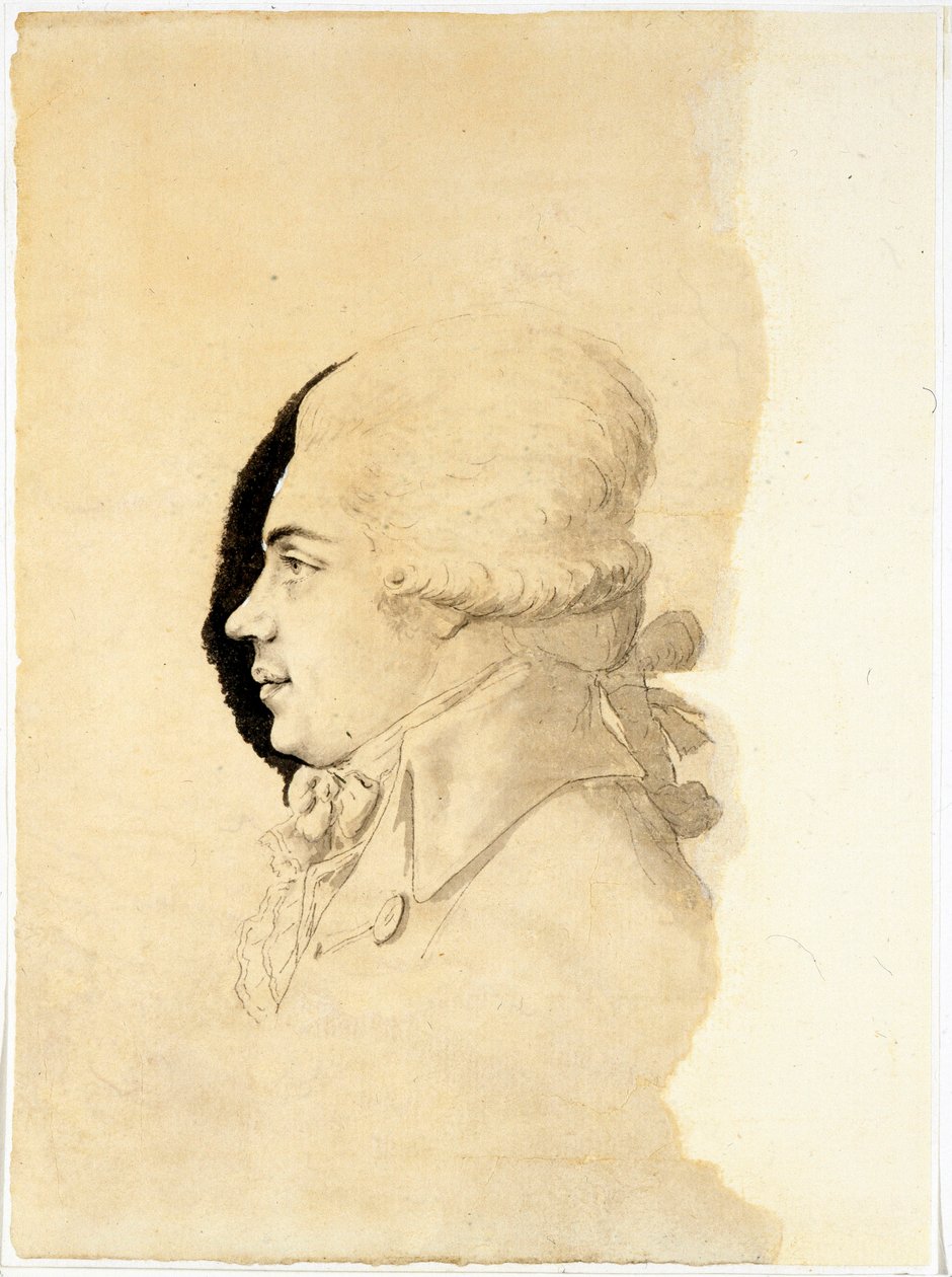 Portret hrabiego Nikołaja Pietrowicza Rumiancewa (lub Romanzowa) (1754-1826) - Oeuvre de I-I Haacke (Haake) (aktywny 1750-1800), fin des annees 1780 - Portret hrabiego Nikołaja Pietrowicza Rumiancewa (1754-1826) - Pióro, pędzel , tusz na papierze autorstwa autorstwa I. I. Haacke