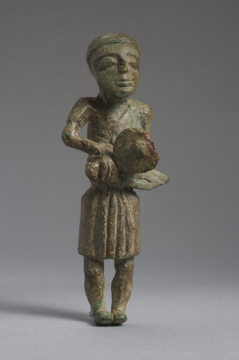 Statuetka wojownika (brąz) autorstwa Iberian