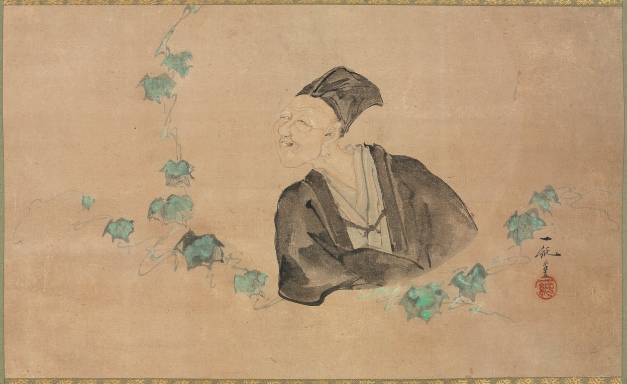 Portret Basho autorstwa Ichijun