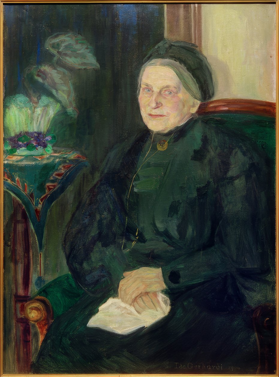 Portret starszej pani (Emma Turck) autorstwa Ida Gerhardi