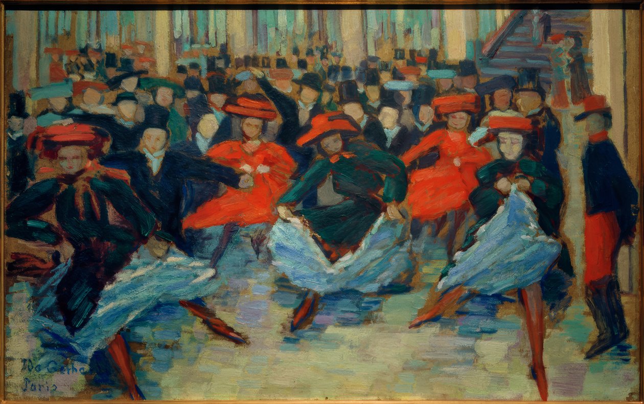 VIII Obraz taneczny (Can-Can Dancers w Bullier) autorstwa Ida Gerhardi