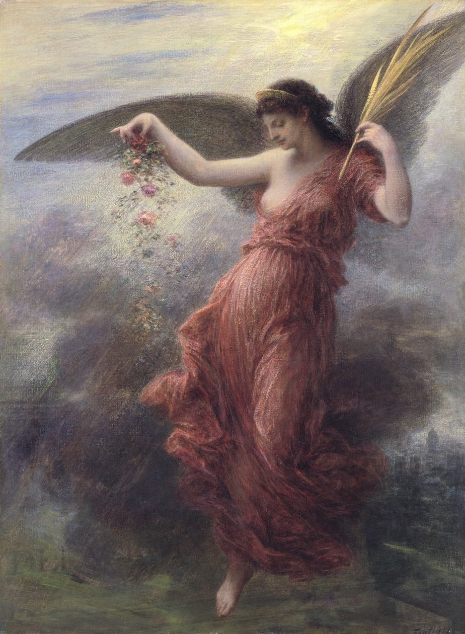 Nieśmiertelność autorstwa Ignace Henri Jean Fantin Latour