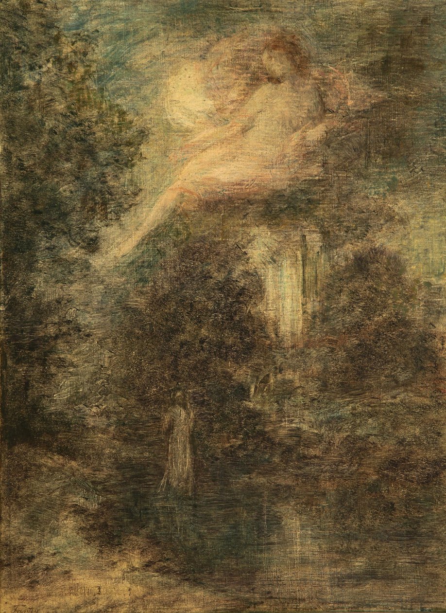 Samotność autorstwa Ignace Henri Jean Fantin Latour