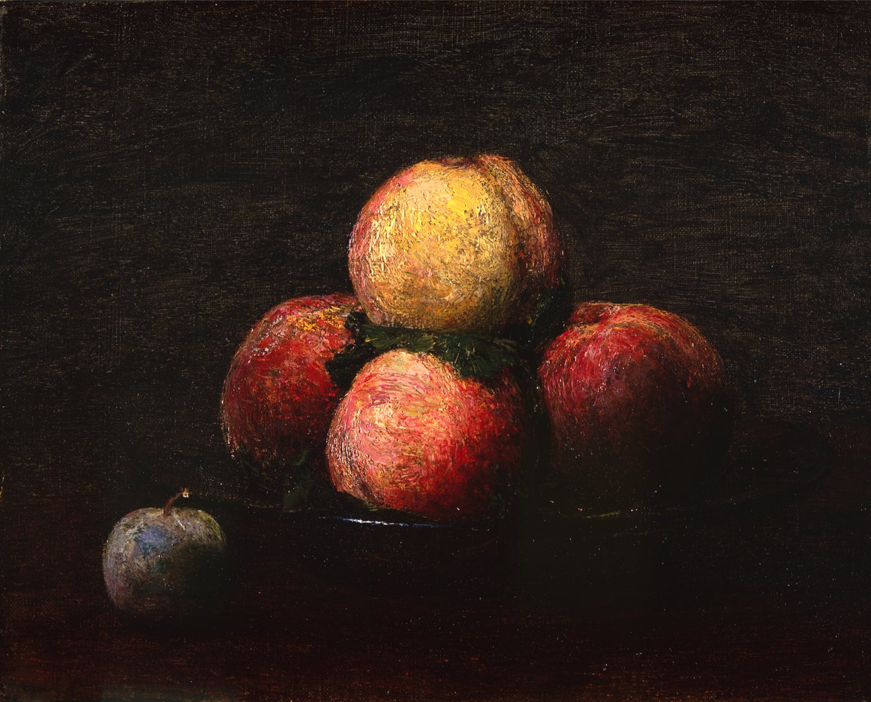 Martwa natura brzoskwini i śliwek autorstwa Ignace Henri Jean Fantin Latour