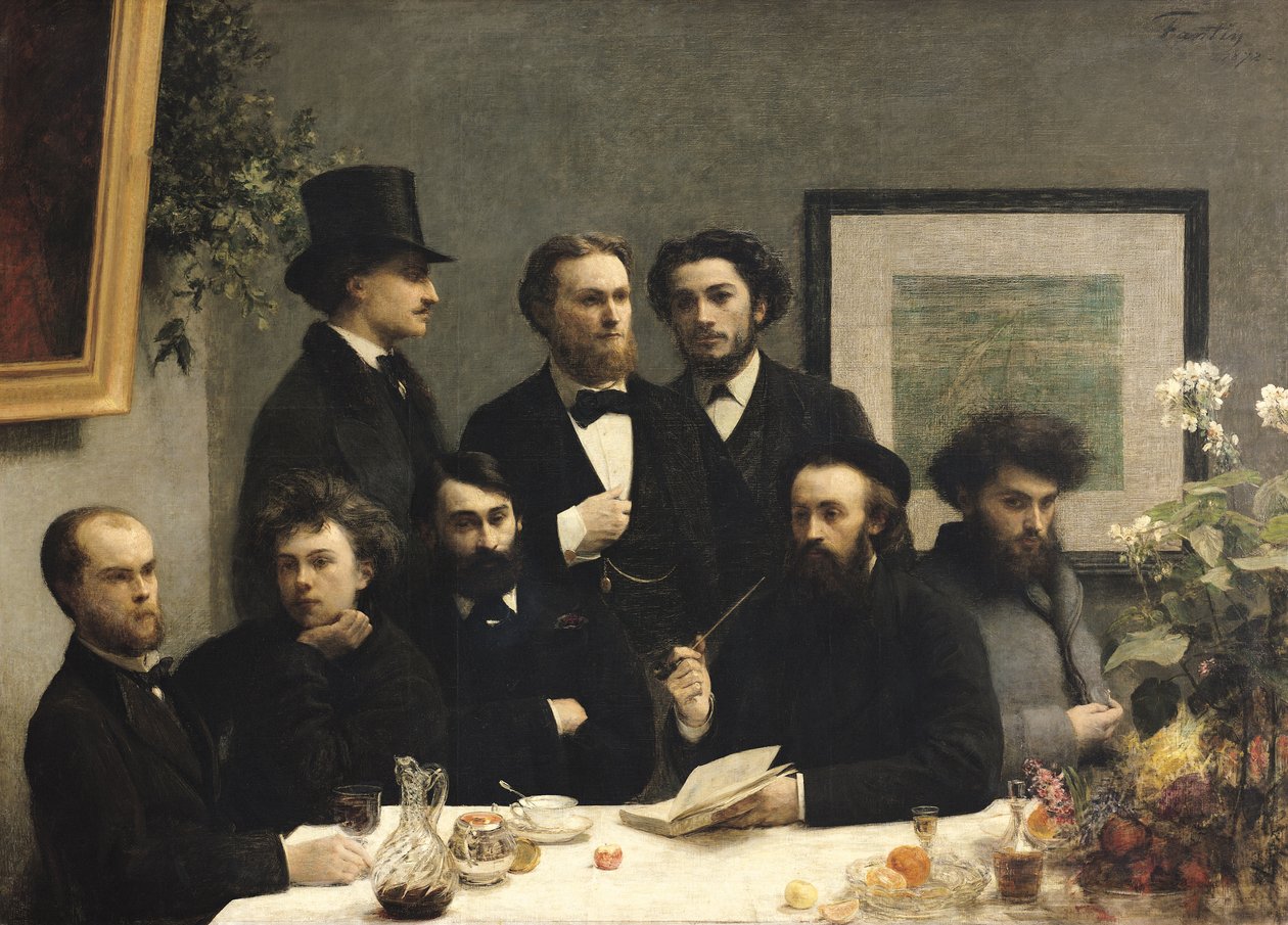 Narożnik stołu autorstwa Ignace Henri Jean Fantin Latour