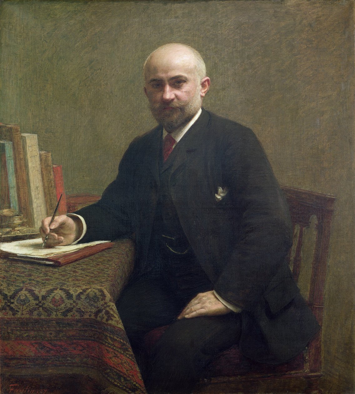 Adolphe Jullien (1840-1932) 1887 autorstwa Ignace Henri Jean Fantin Latour
