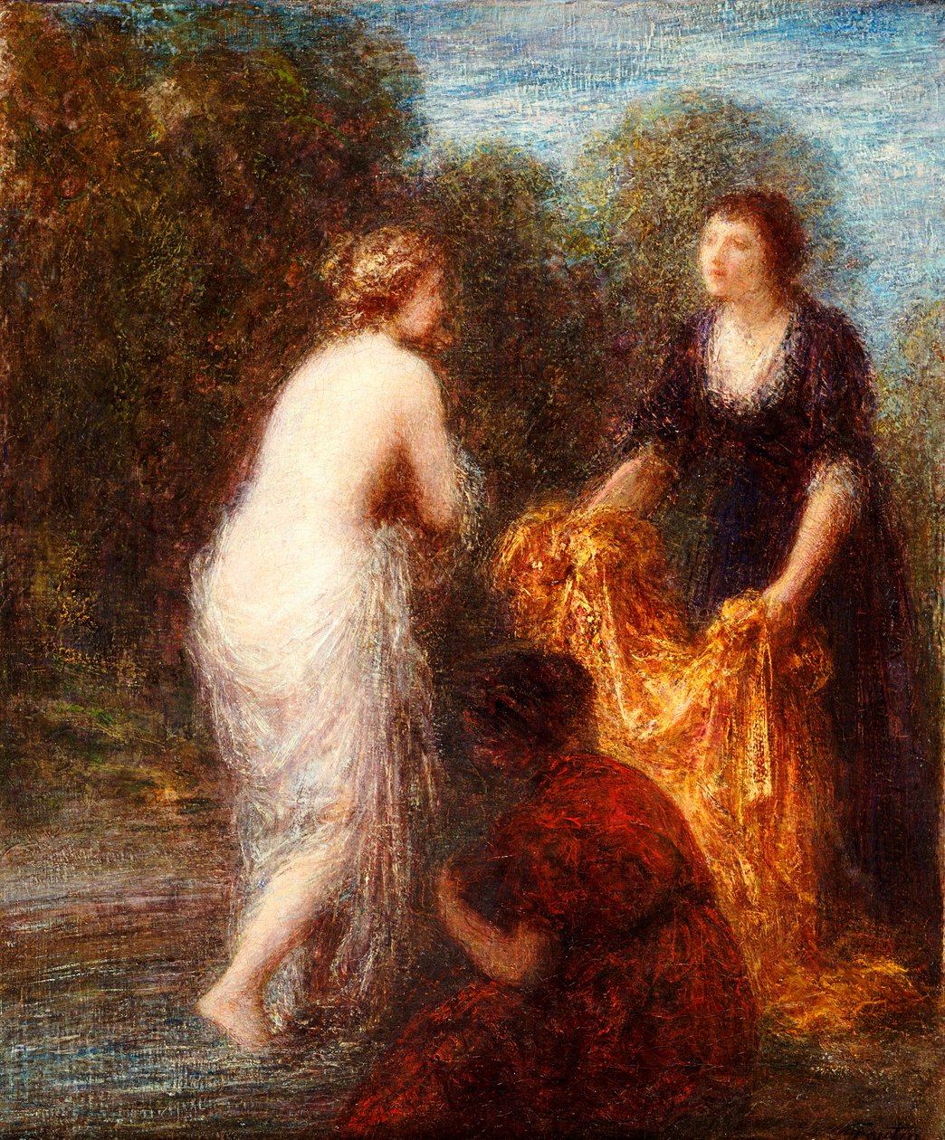 Po kąpieli autorstwa Ignace Henri Jean Fantin Latour