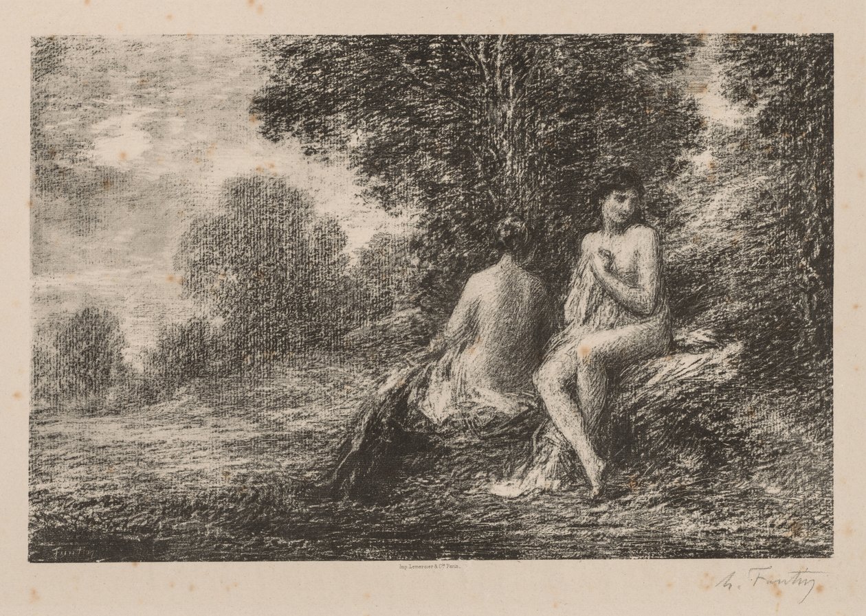 Kąpiących się, 1881. autorstwa Ignace Henri Jean Fantin Latour