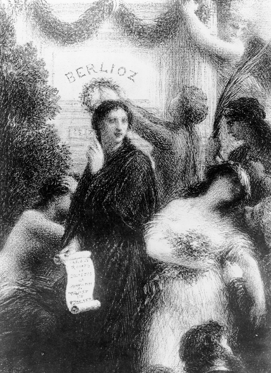 Berlioz, czyli Urodziny, 1876 autorstwa Ignace Henri Jean Fantin Latour