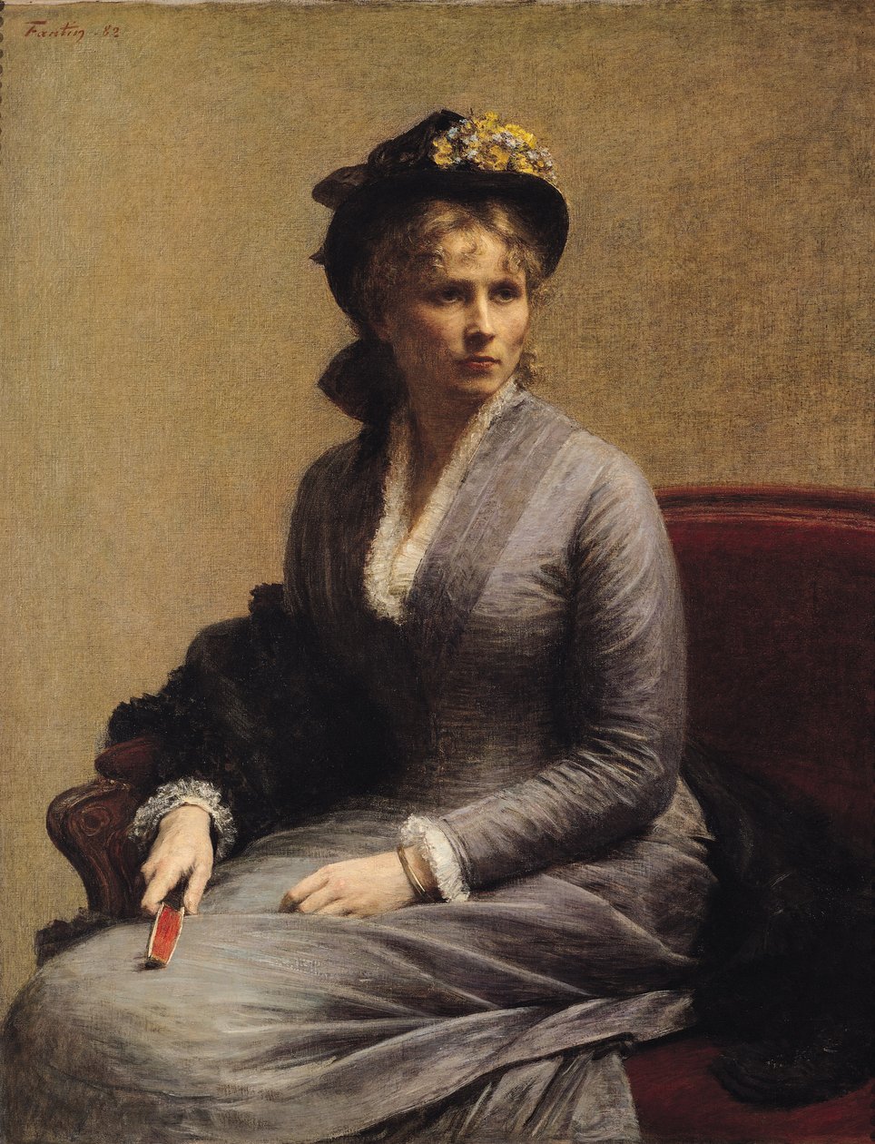 Charlotte Dubourg (1850-1921) 1882 autorstwa Ignace Henri Jean Fantin Latour