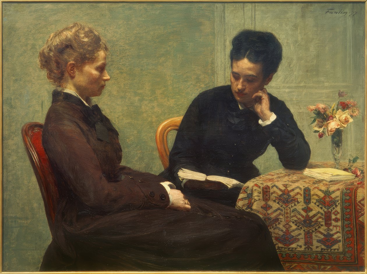 Wykład autorstwa Ignace Henri Jean Fantin Latour