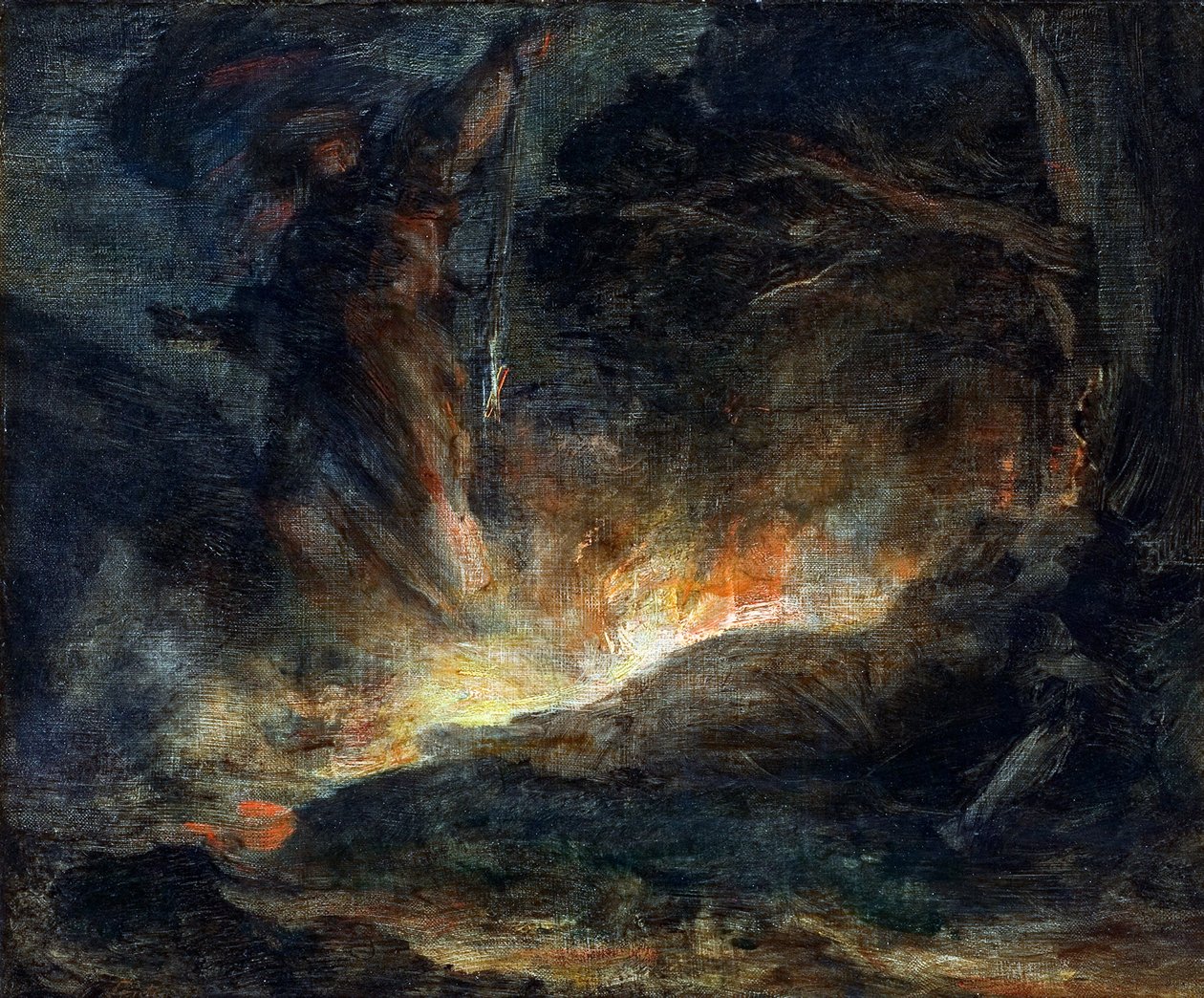 Koniec Walkirii, 1877 autorstwa Ignace Henri Jean Fantin Latour