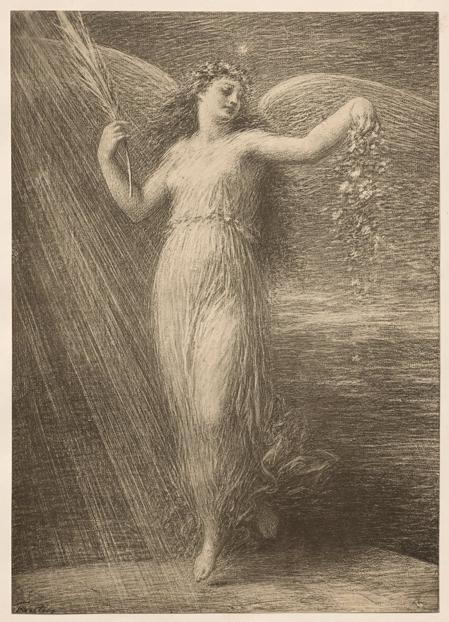 Nieśmiertelność, 1898. autorstwa Ignace Henri Jean Fantin Latour