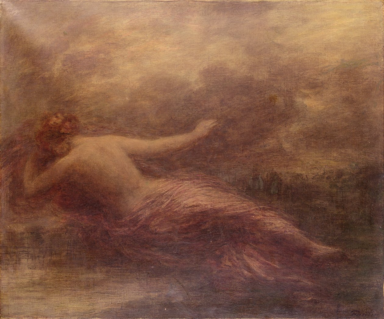 Noc autorstwa Ignace Henri Jean Fantin Latour