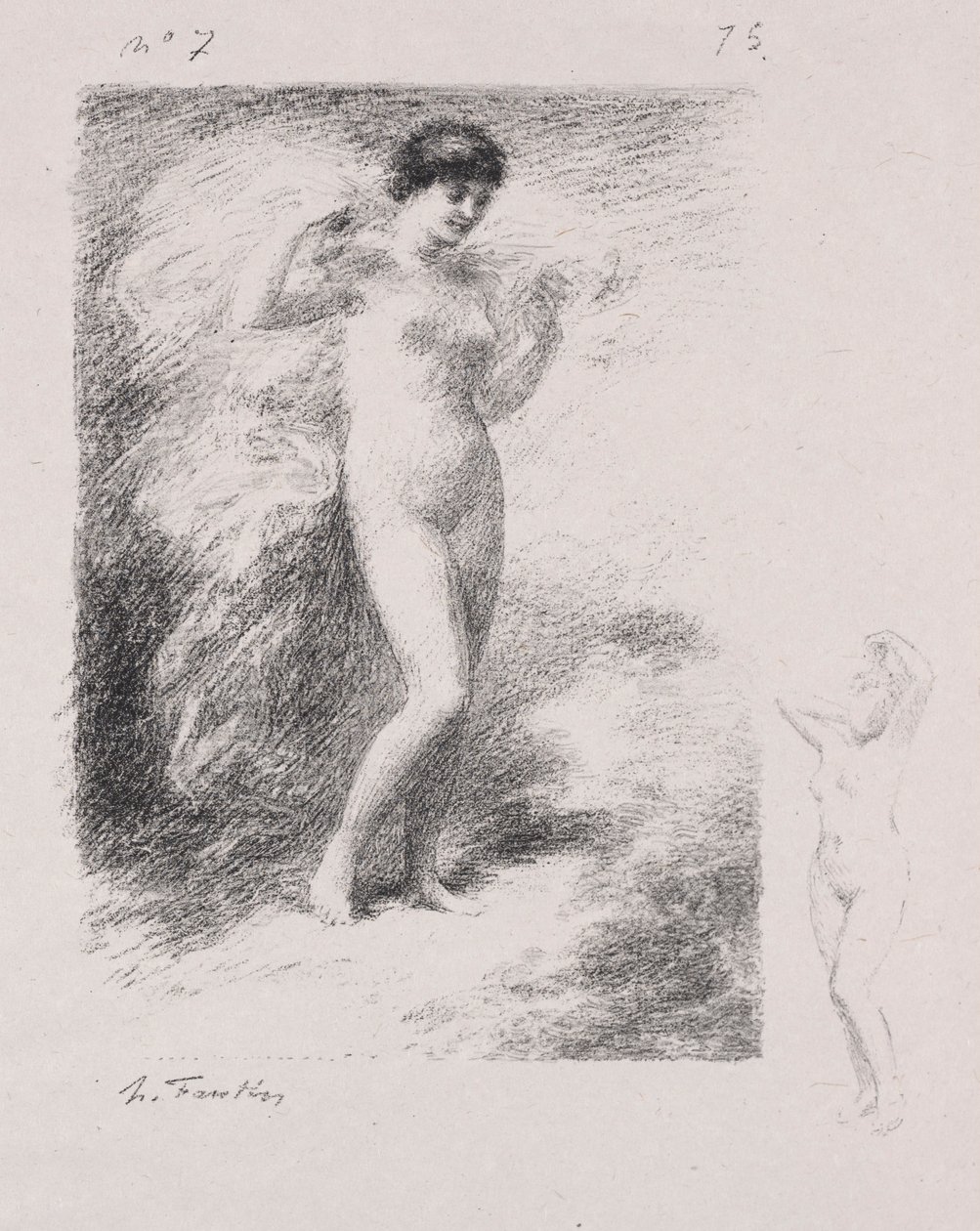 Neere. autorstwa Ignace Henri Jean Fantin Latour