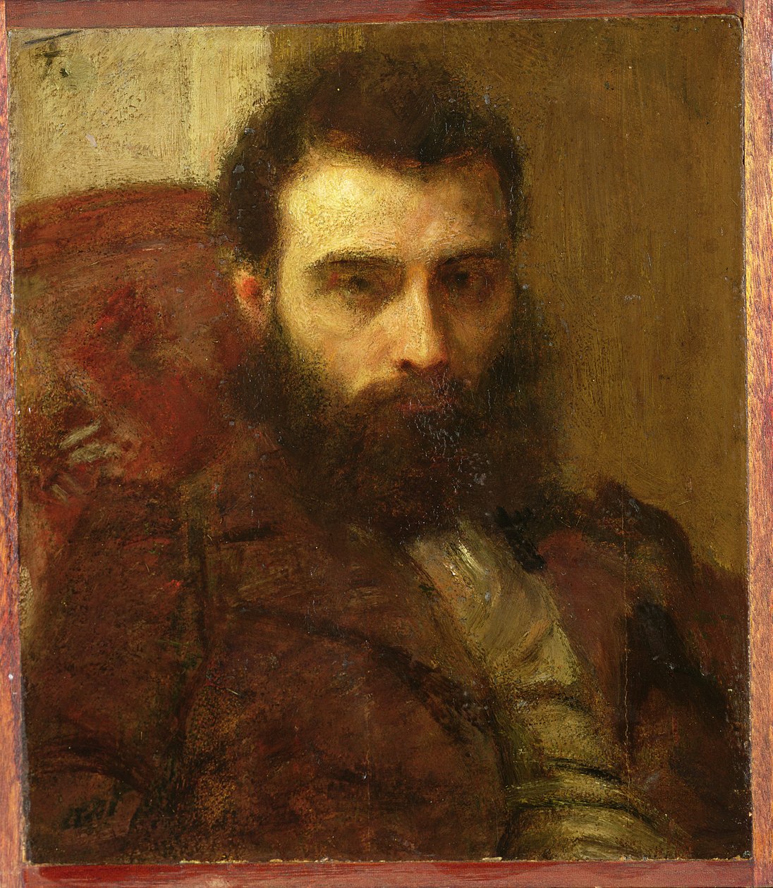 Portret mężczyzny autorstwa Ignace Henri Jean Fantin Latour