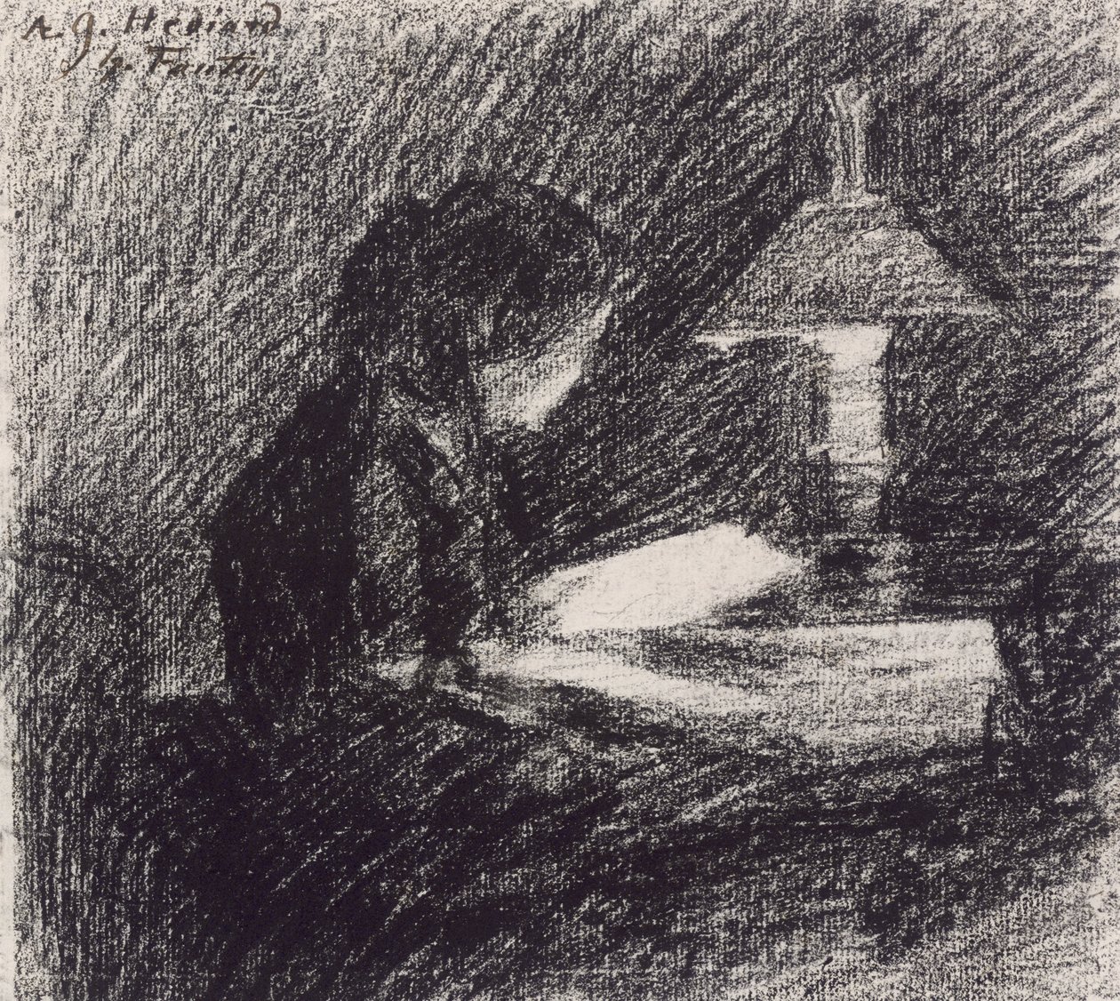Czytanie autorstwa Ignace Henri Jean Fantin Latour