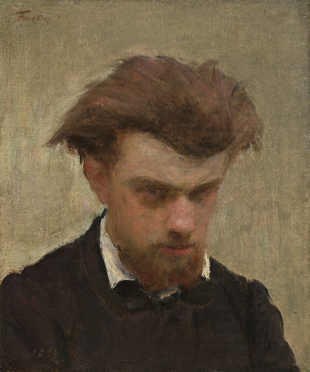 Autoportret autorstwa Ignace Henri Jean Fantin Latour