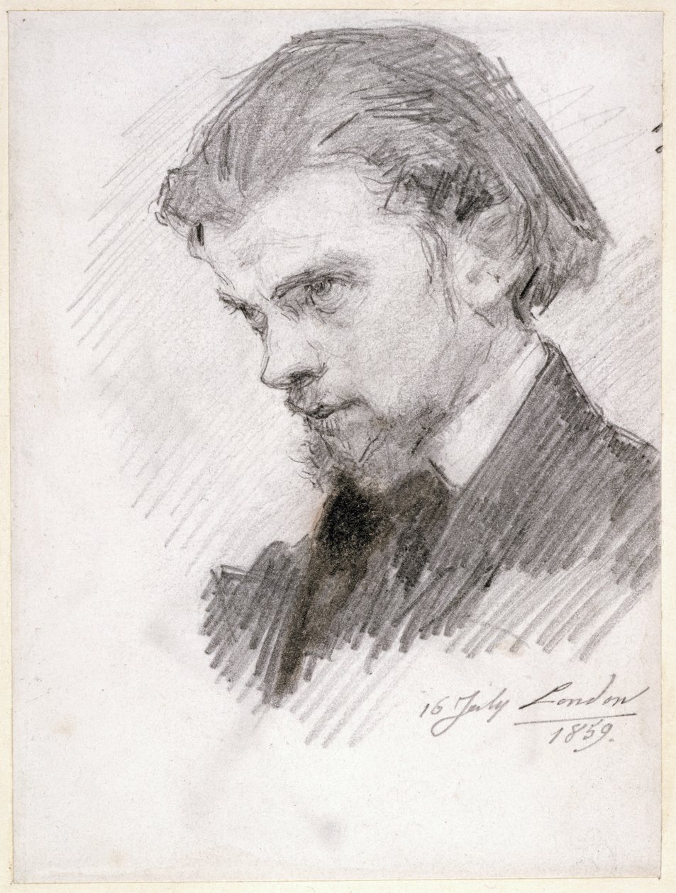 Autoportret, 1859 autorstwa Ignace Henri Jean Fantin Latour