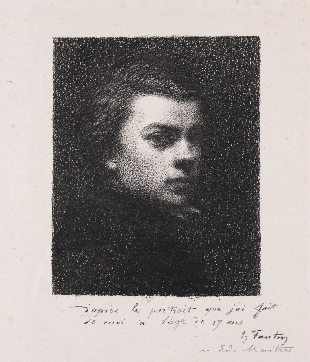 Artysta w wieku 17 lat, 1892. autorstwa Ignace Henri Jean Fantin Latour