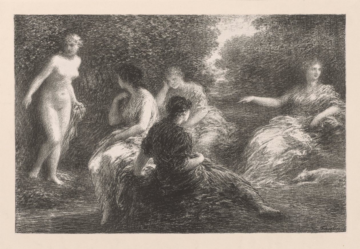 Kąpiący się, 1896. autorstwa Ignace Henri Jean Fantin Latour