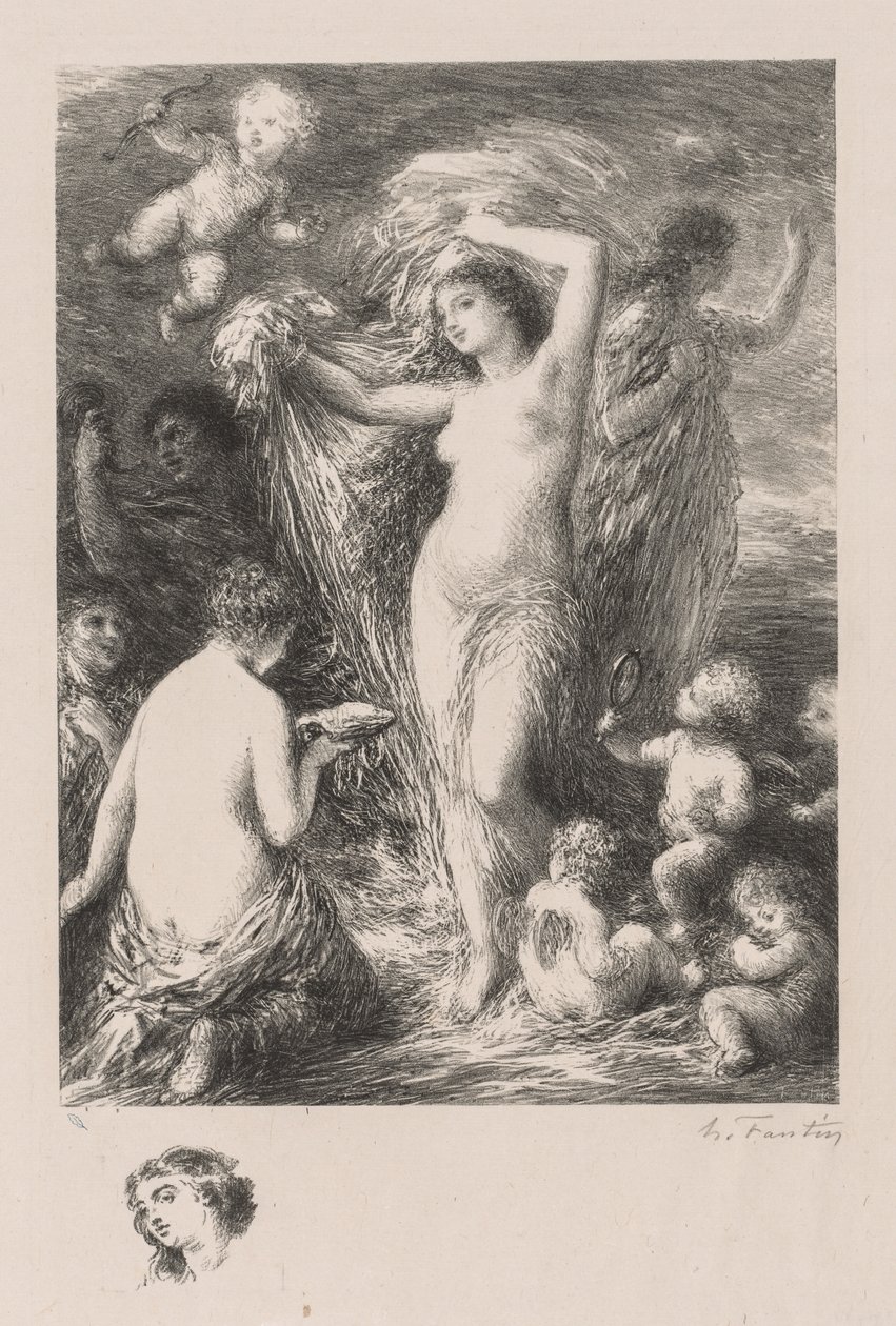 Wenus Anadyomene, 1898. autorstwa Ignace Henri Jean Fantin Latour