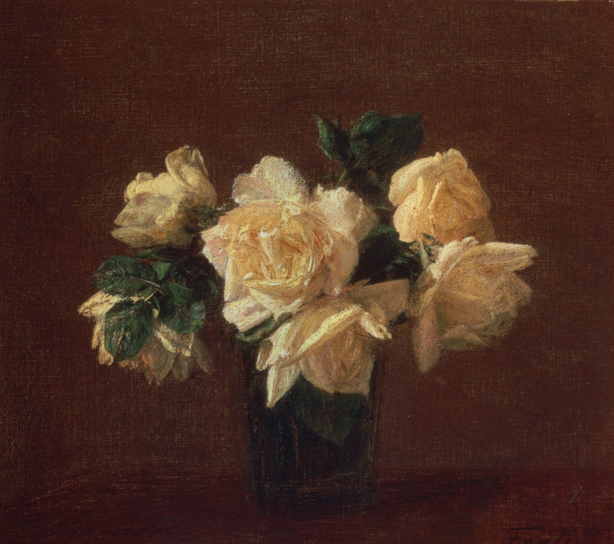 Żółte Róże autorstwa Ignace Henri Jean Fantin Latour