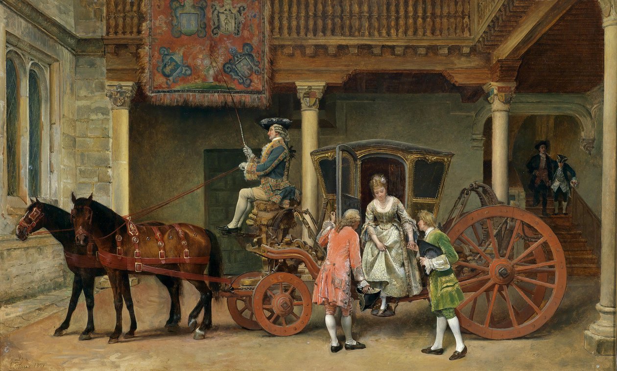 Wizyta autorstwa Ignacio Leon y Escosura