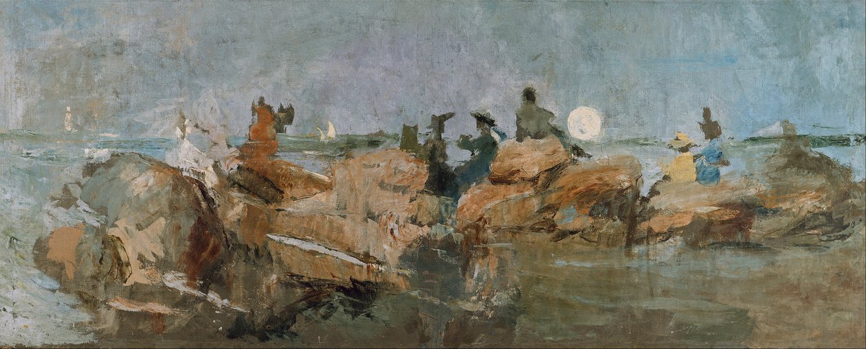Zmierzch na falochronie III autorstwa Ignacio Pinazo Camarlench